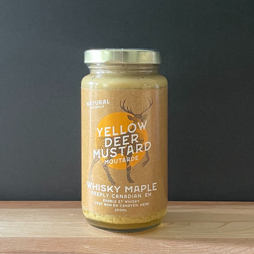 Yellow Deer Mustard: Whiskey Maple