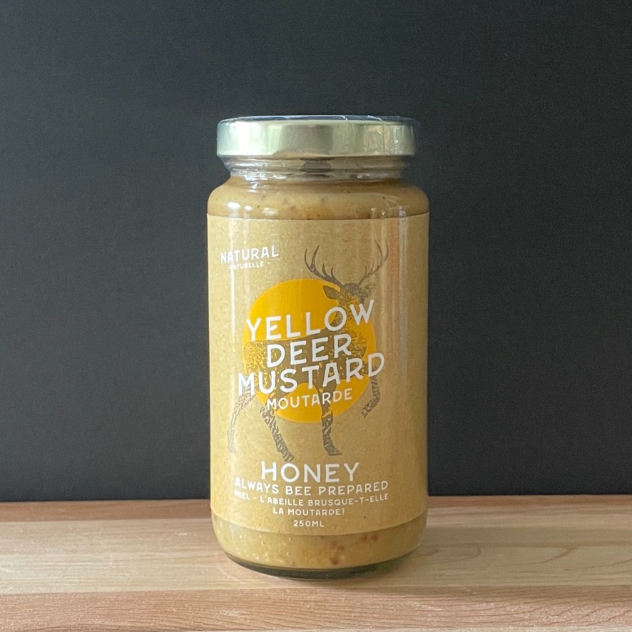 Yellow Deer Mustard: Honey