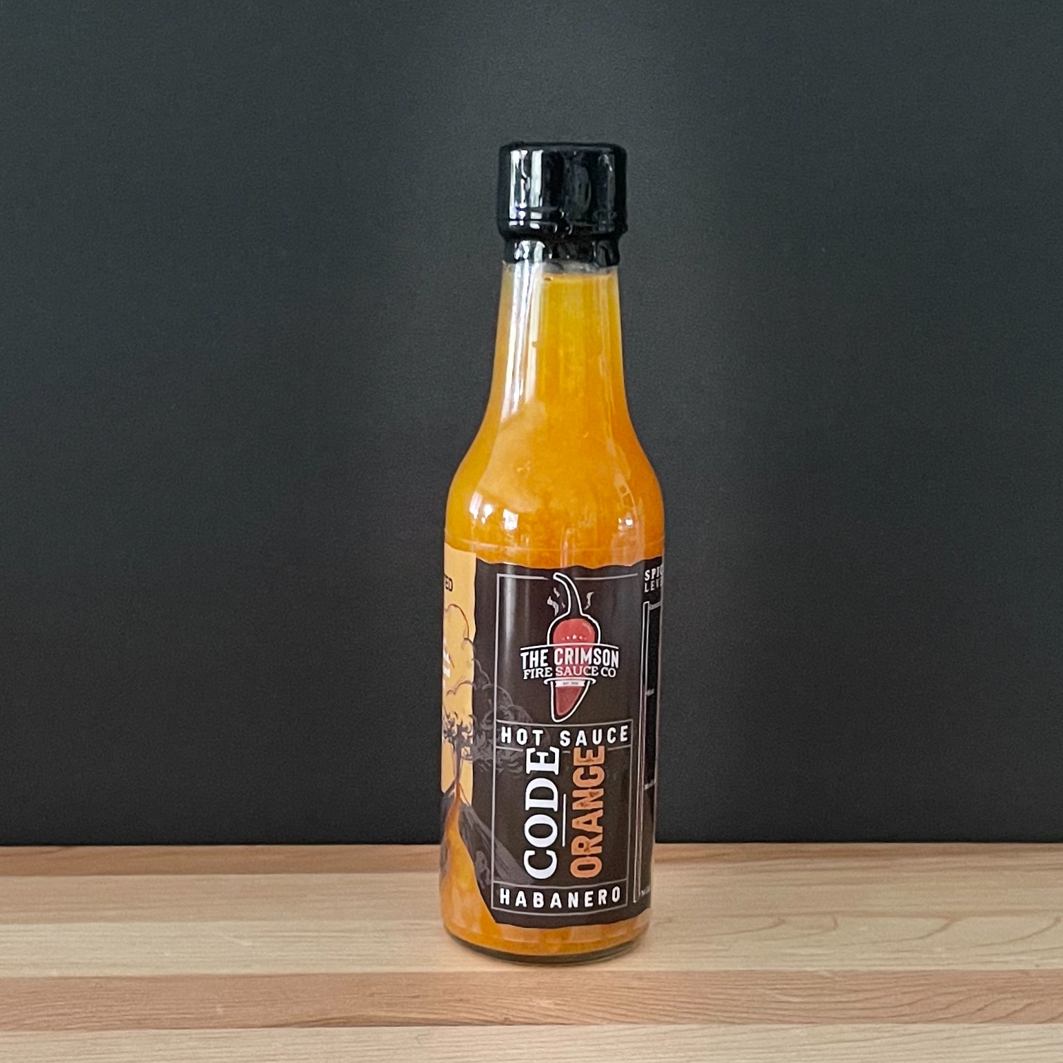Crimson Fire Hot Sauce: Code Orange