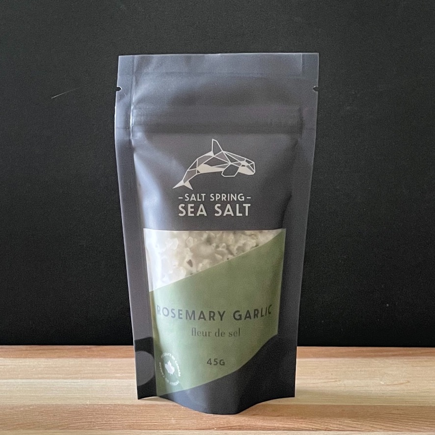 Salt Spring Sea Salt: Rosemary Garlic