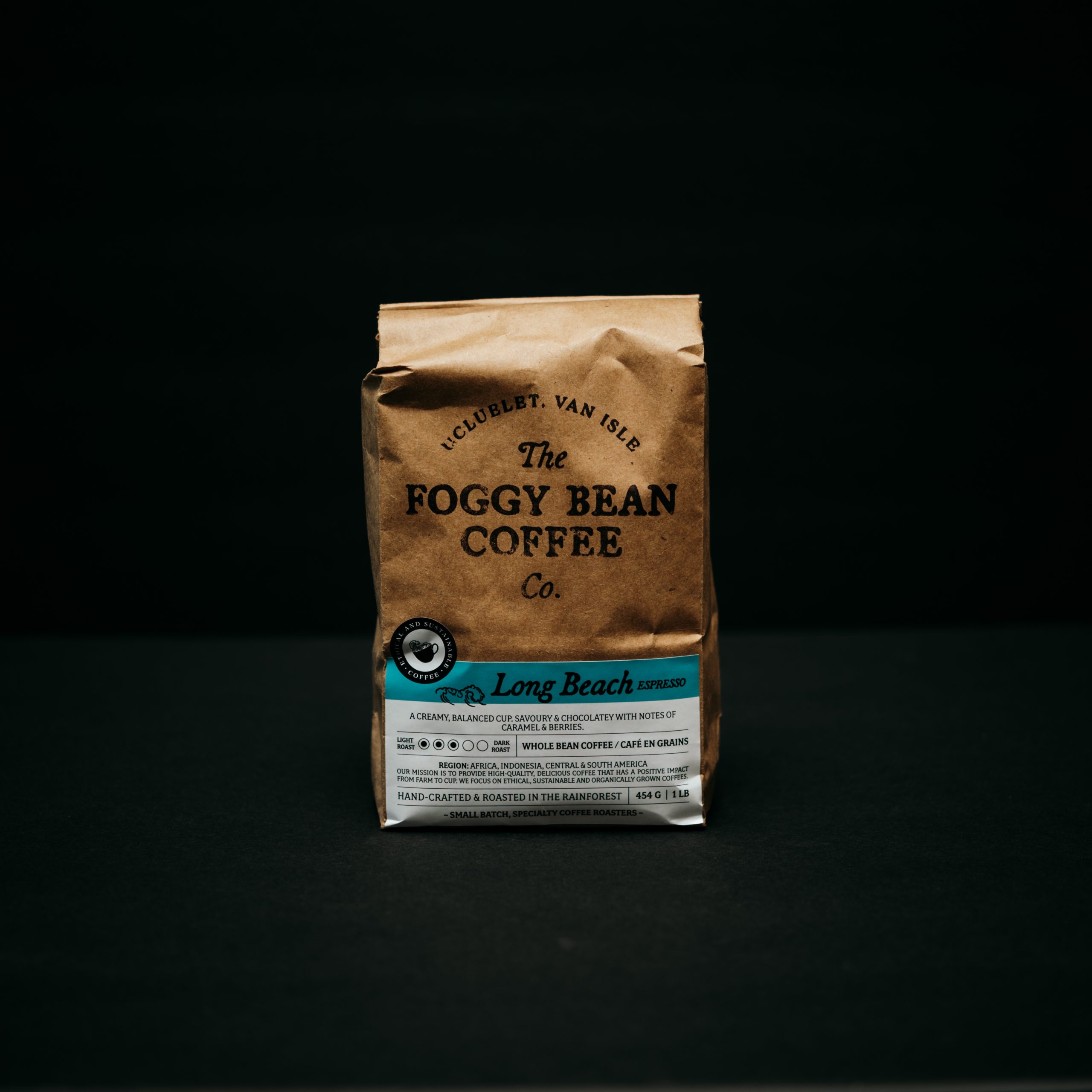 Foggy Bean Coffee: Long Beach Espresso - Medium Roast