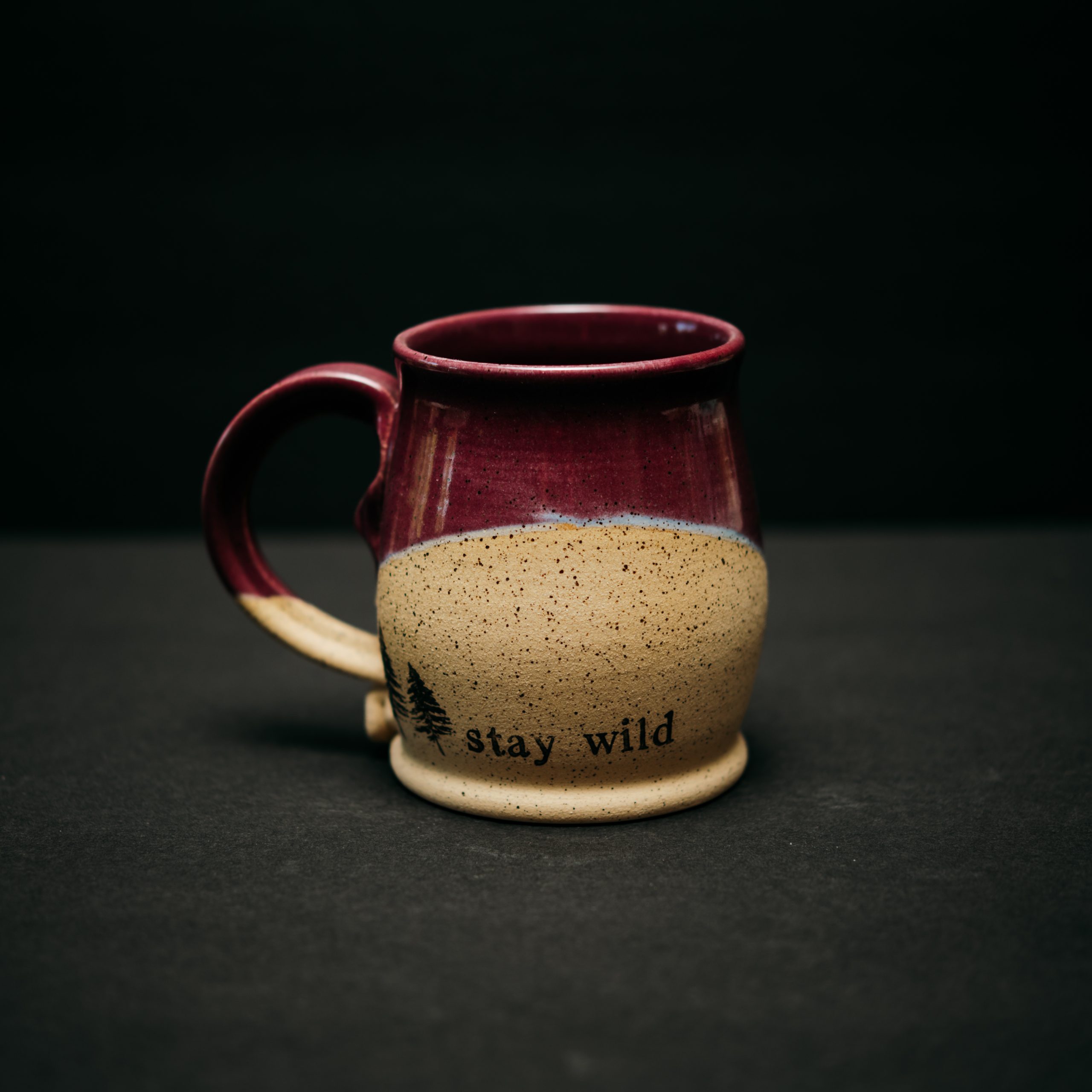 EEK Pottery: Stay Wild- red