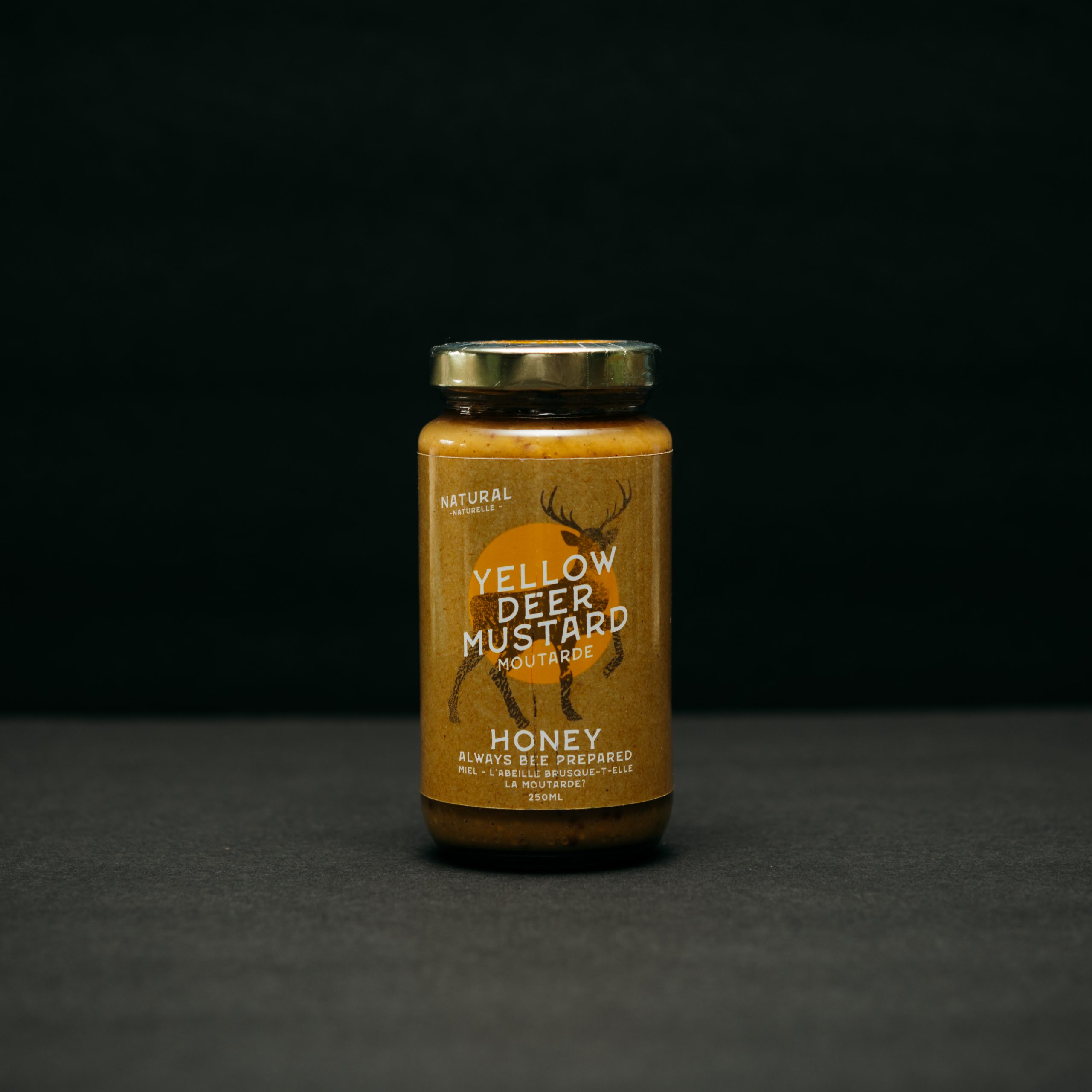 Yellow Deer Mustard: Honey