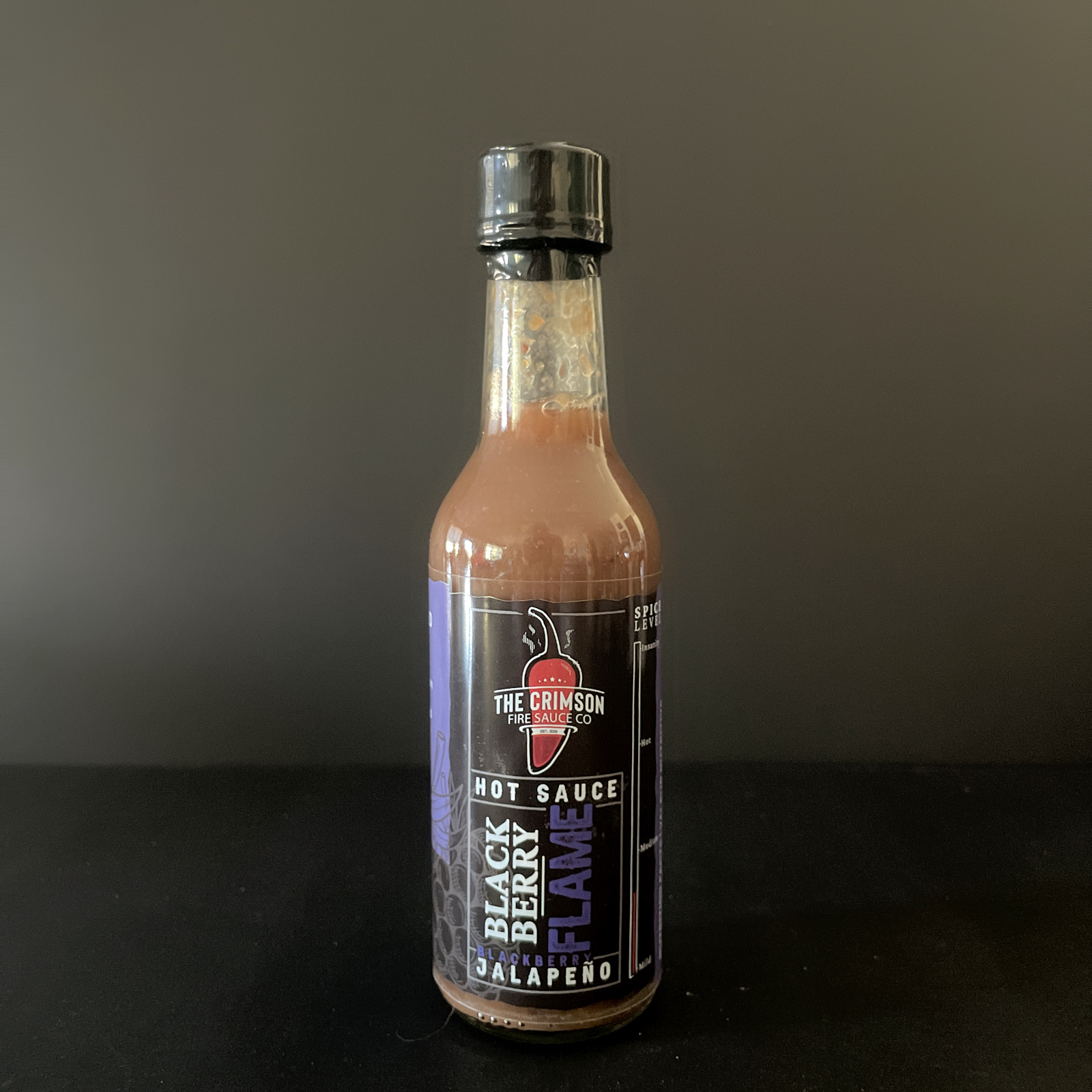 Crimson Fire Hot Sauce: Blackberry