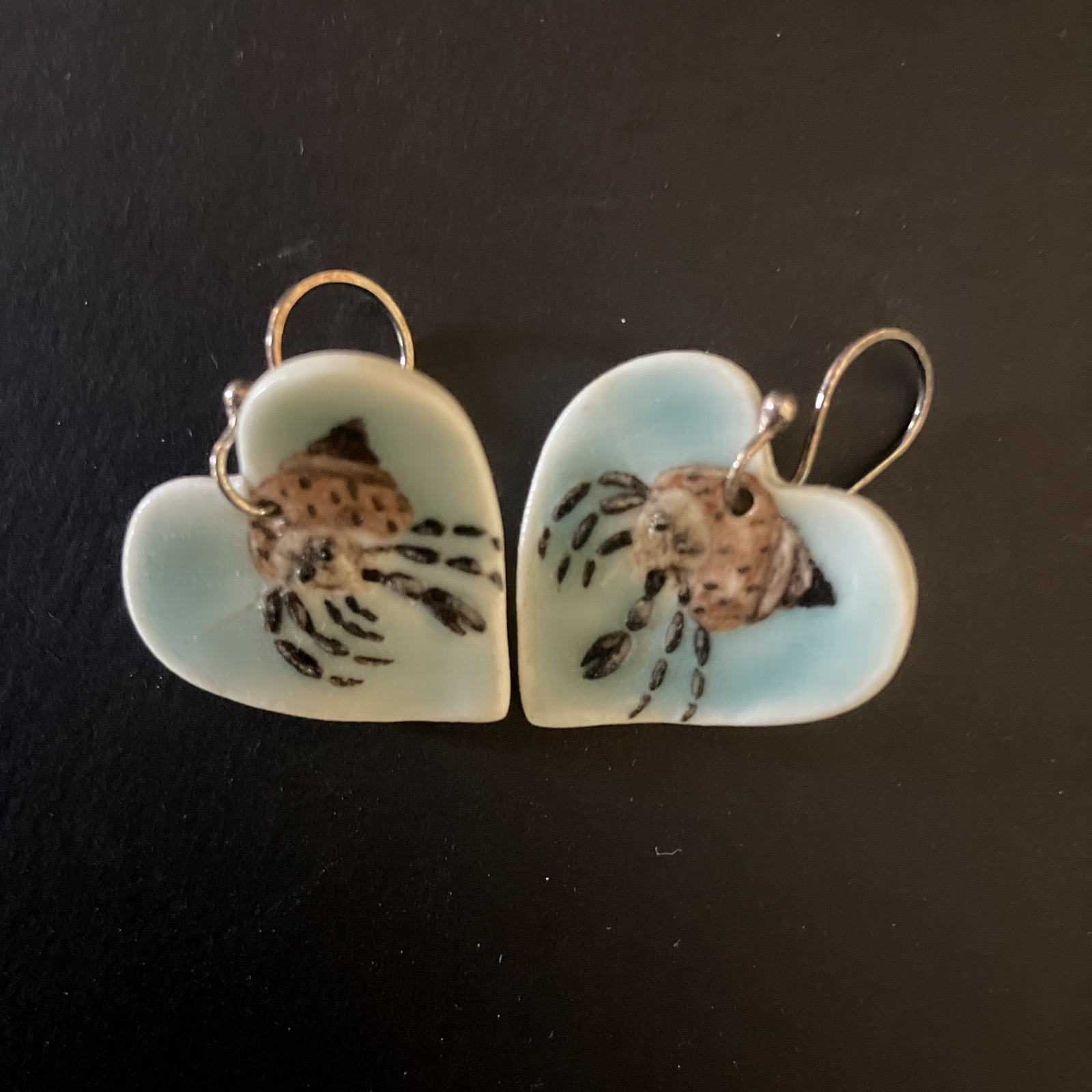 Sacred Coast Ceramics: Hermit Crab Earrings