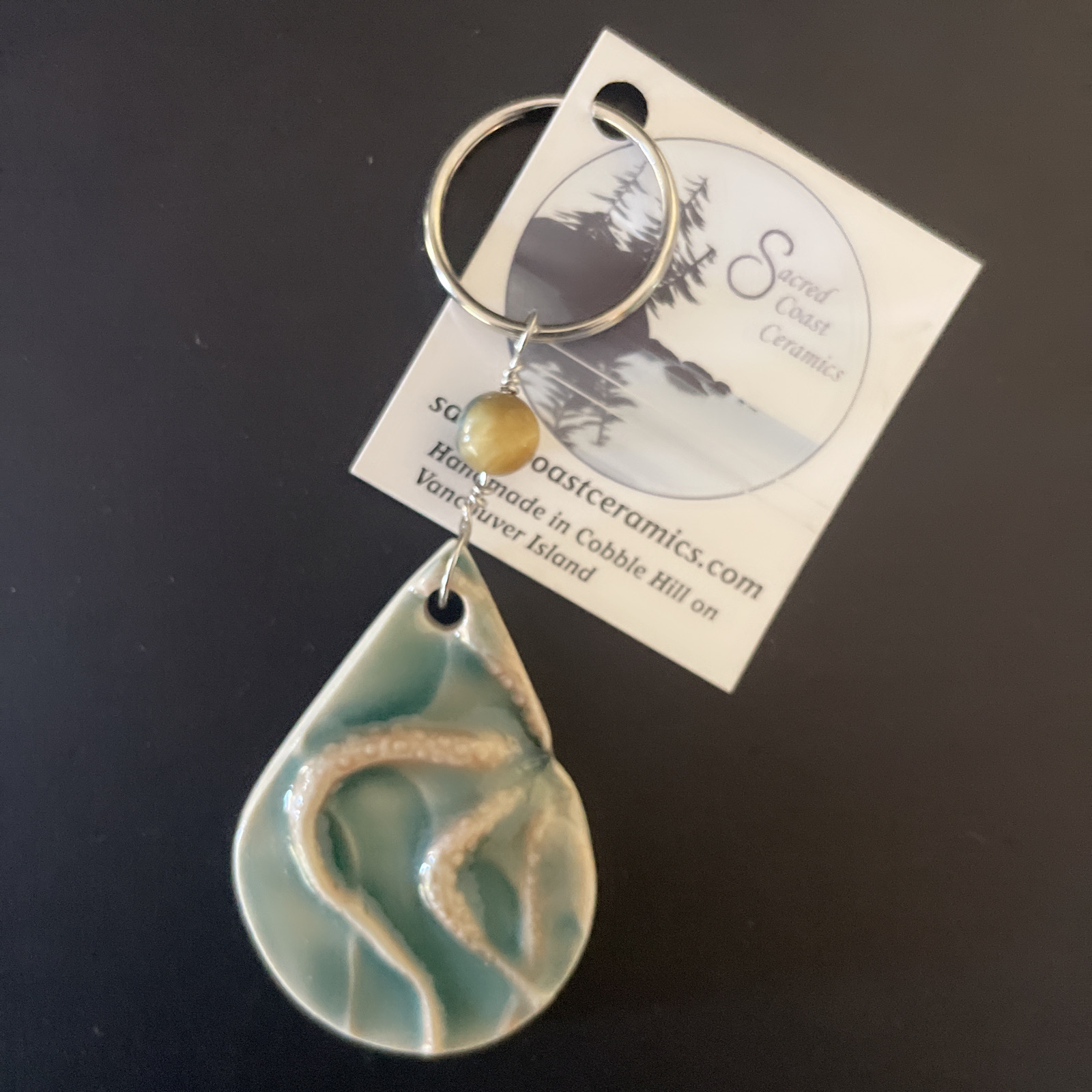 Sacred Coast Ceramics: Octopus Keychain