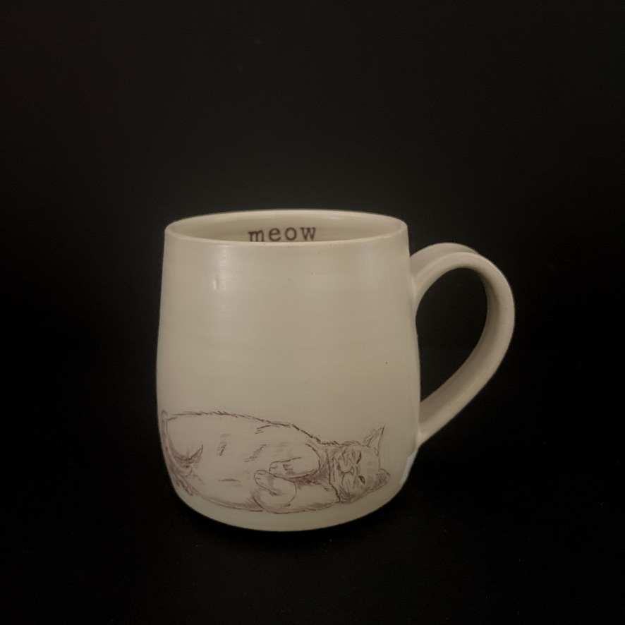 Tiny Cat Pottery: Le Chat c
