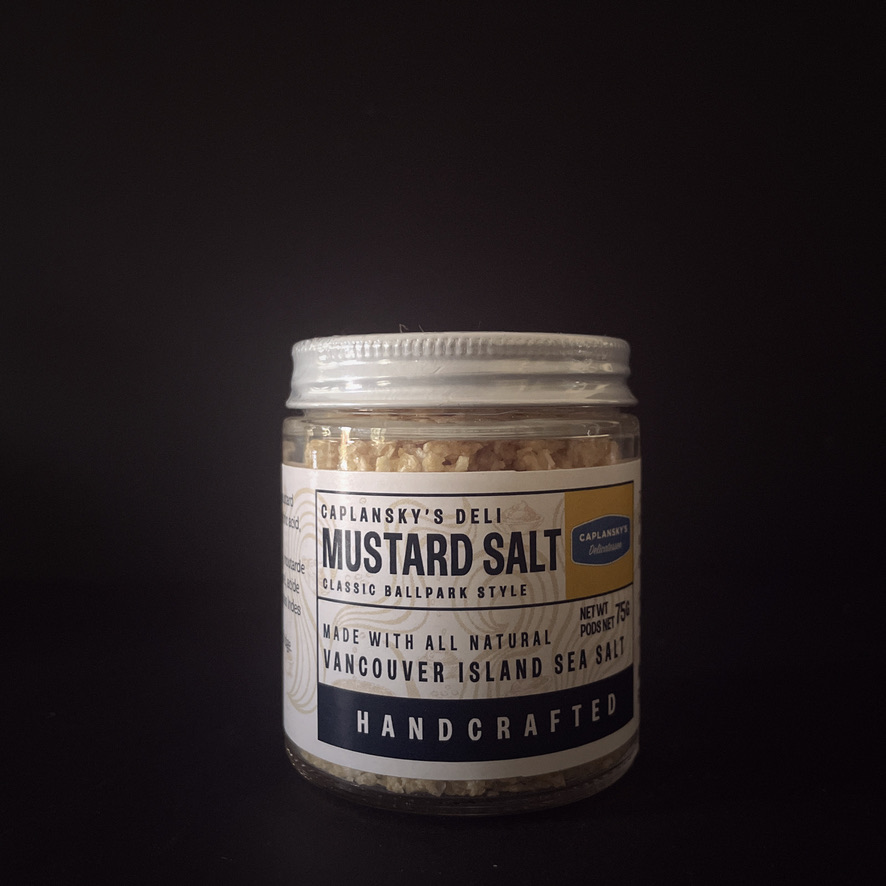Vancouver Island Sea Salt: Mustard Salt
