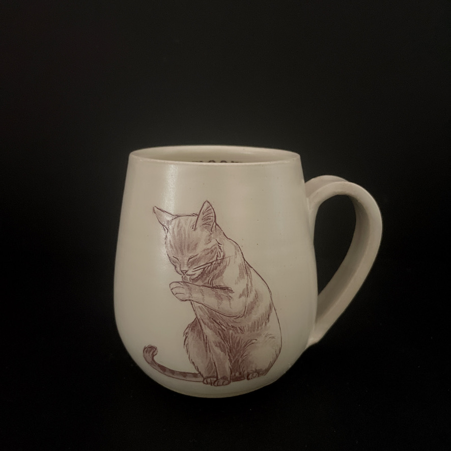Tiny Cat Pottery: Le Chat g