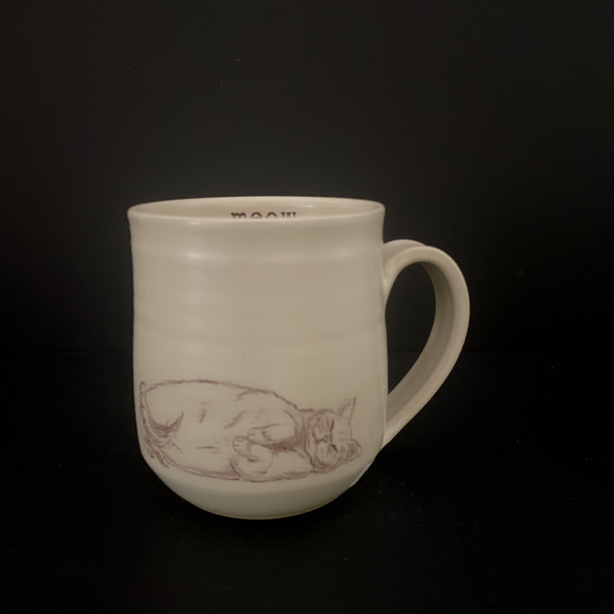 Tiny Cat Pottery: Le Chat f