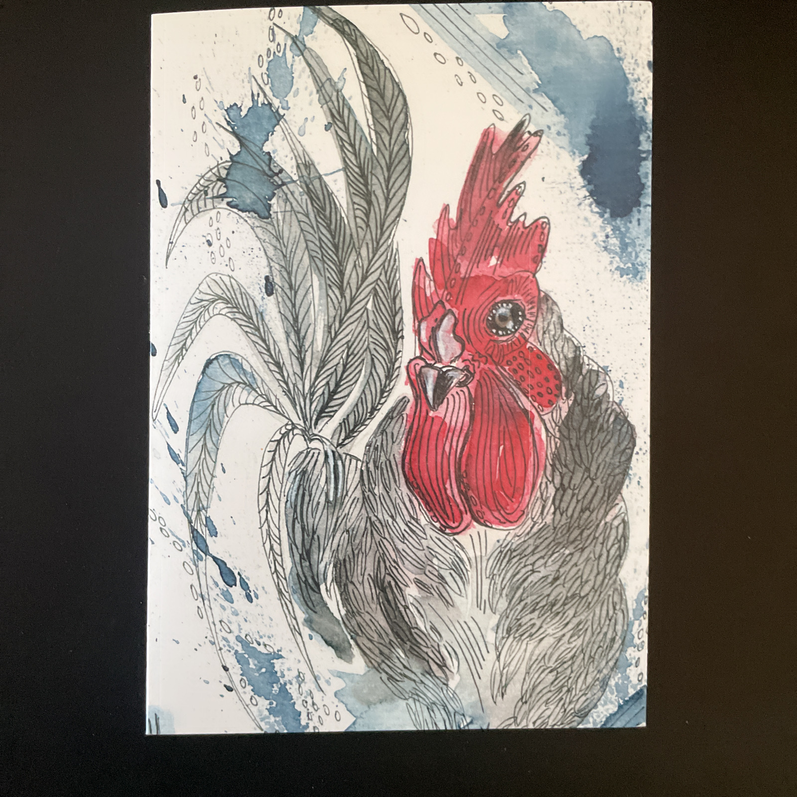 The Salty Woodsman: Art Cards- Rooster