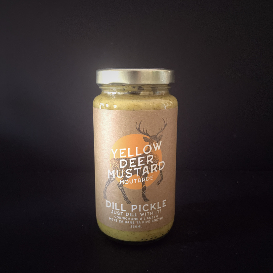Yellow Deer Mustard: Dill Pickle