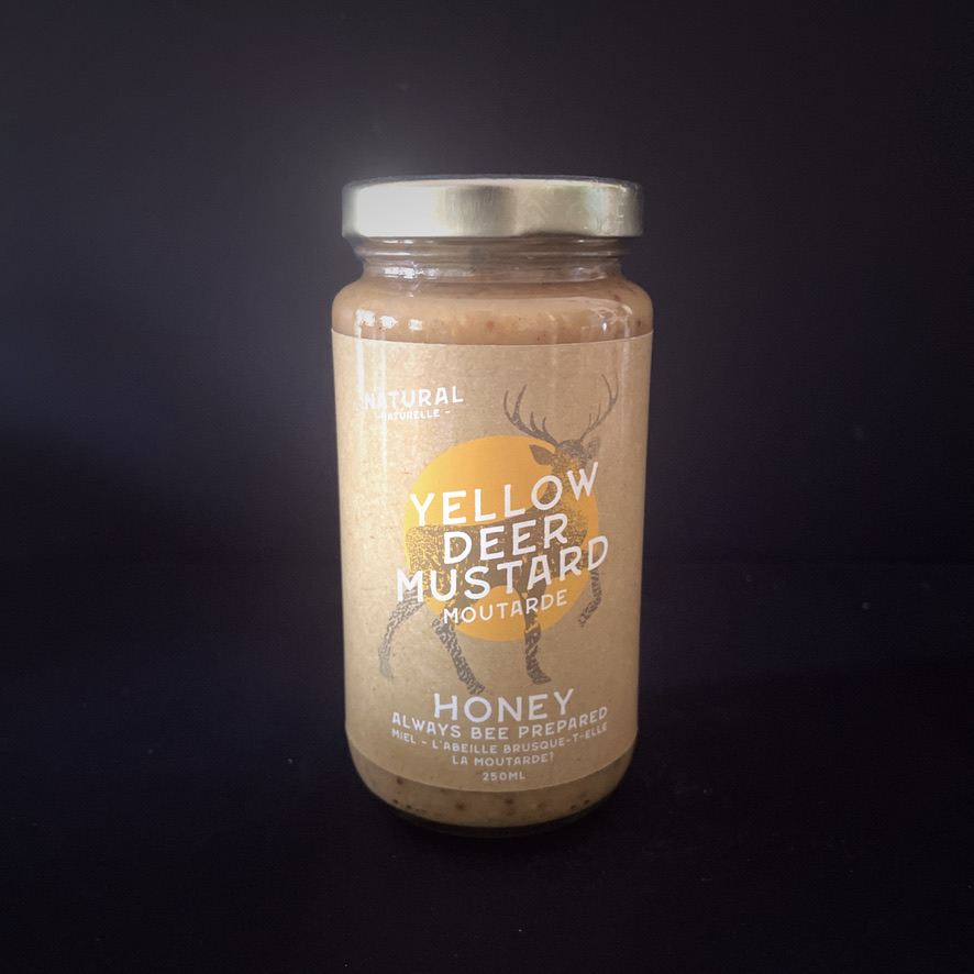 Yellow Deer Mustard: Honey