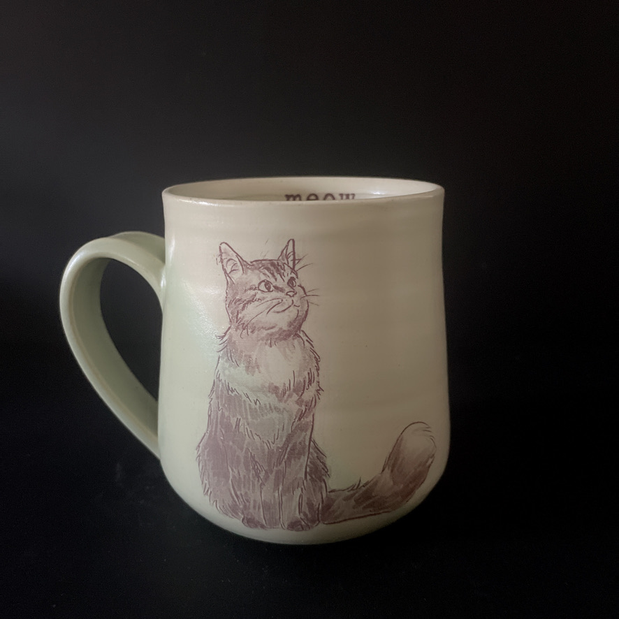 Tiny Cat Pottery: Le Chat 2