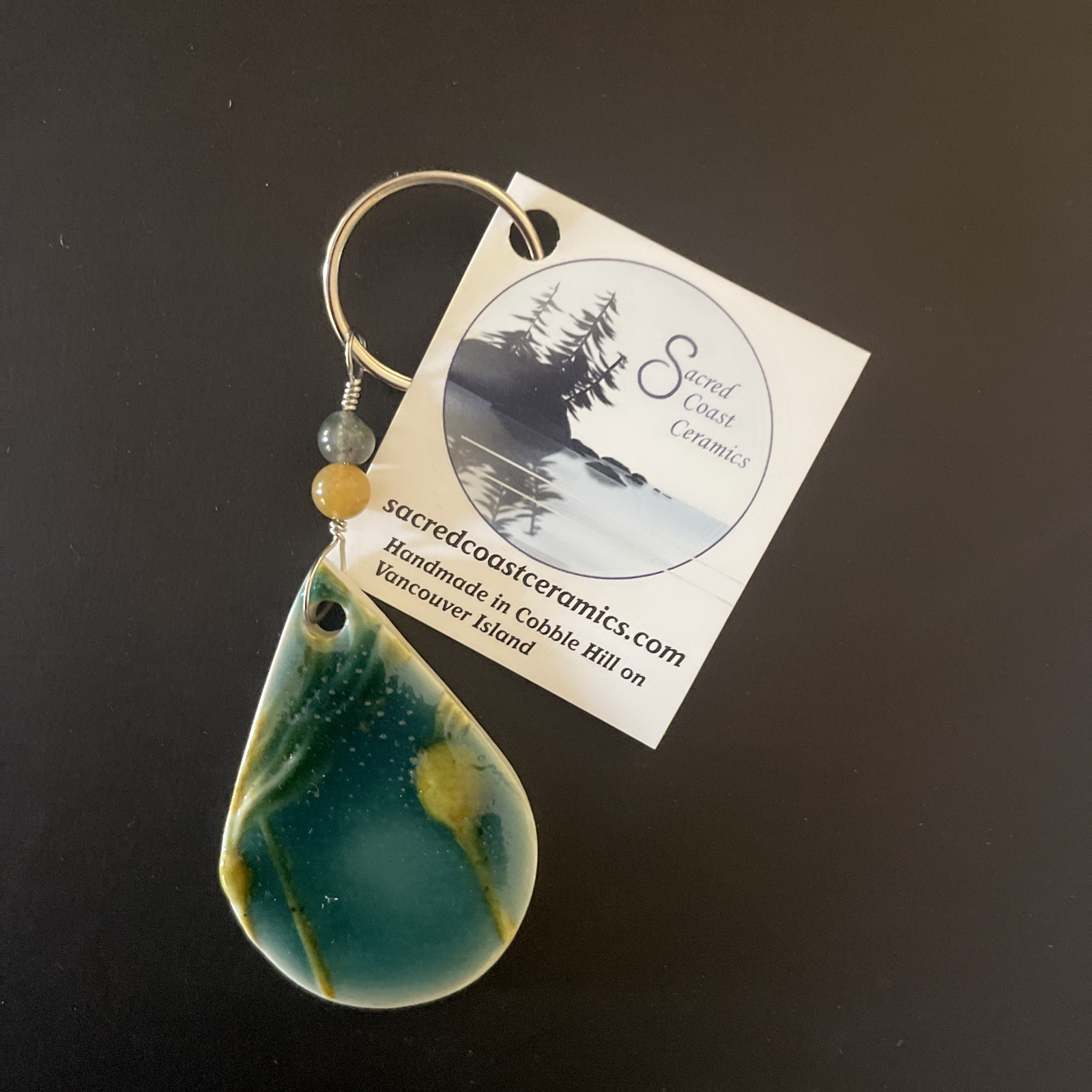 Sacred Coast Ceramics: Kelp Keychain