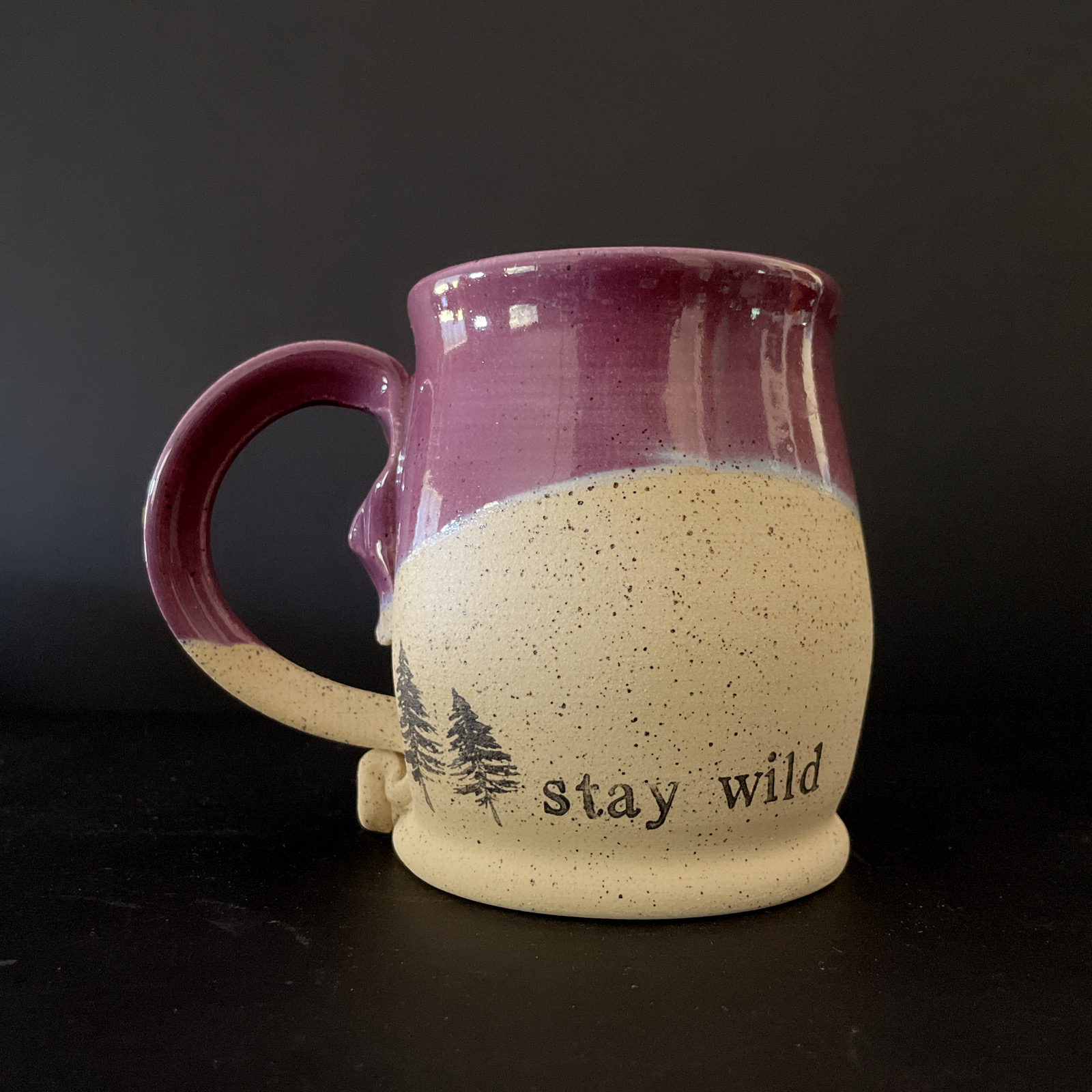 EEK Pottery: Stay Wild- red
