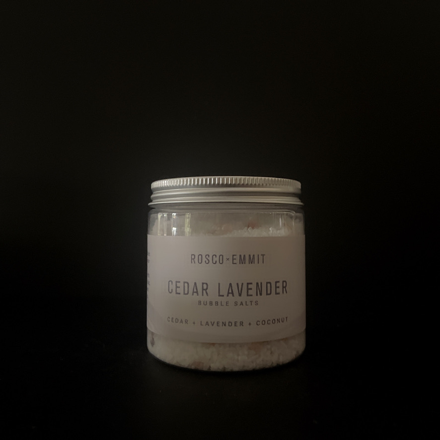 Rosco & Emmit Salt Jar: Cedar Lavender
