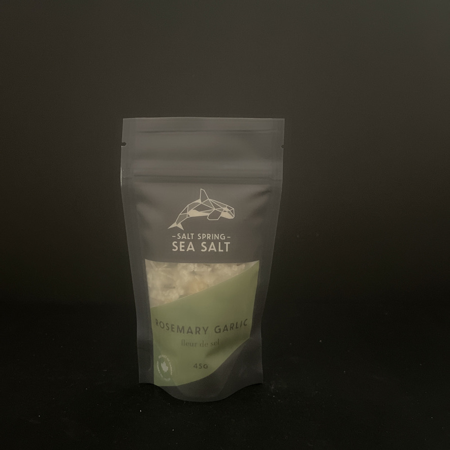 Salt Spring Sea Salt: Rosemary Garlic