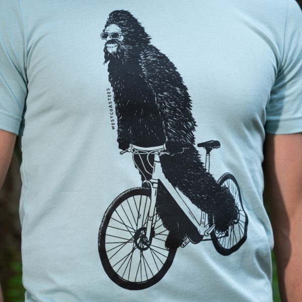 West Coast Tees: Biking Squatch - Image 2