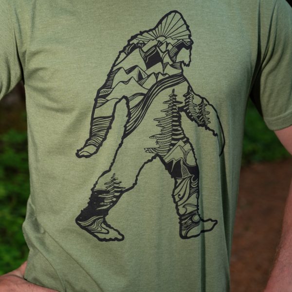 Kindred Coast: Big Sasquatch Army Green  Charcoal - Image 3