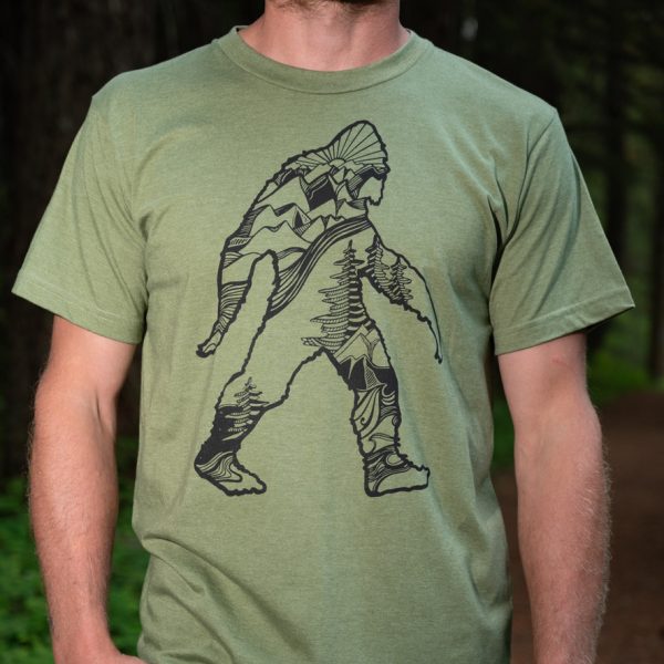 Kindred Coast: Big Sasquatch Army Green  Charcoal - Image 2