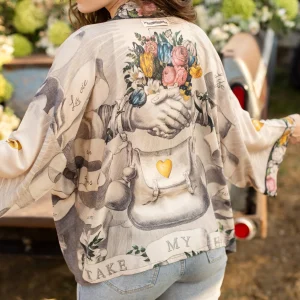 Market Of Stars: Take My Hand Cropped Kimono