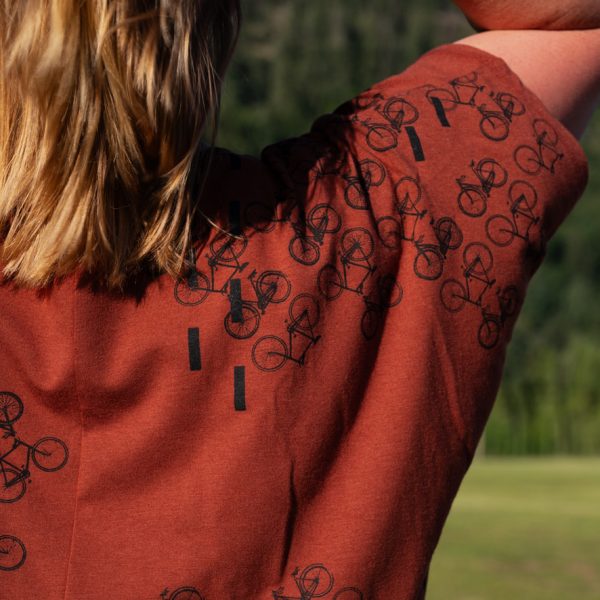 Smoking Lily : Anin Chestnut Bike Lane OS Shirt - Image 4