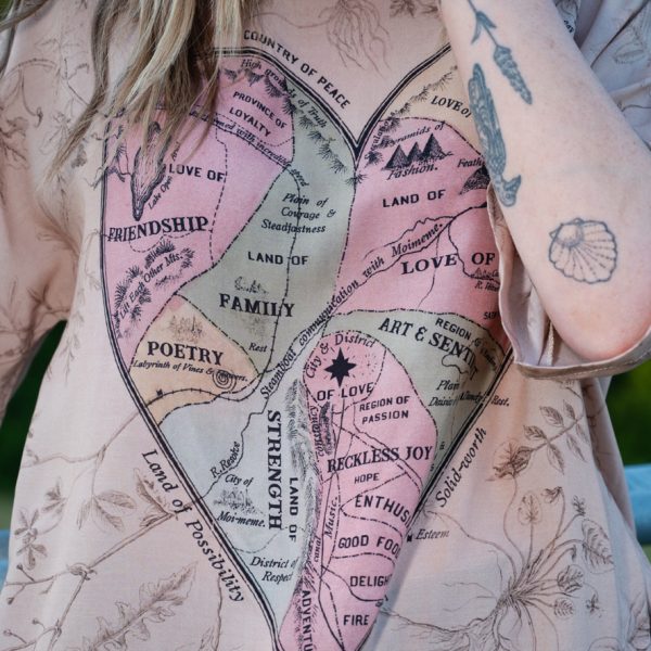 Market of Stars: Map of my Heart Tshirt - Image 3