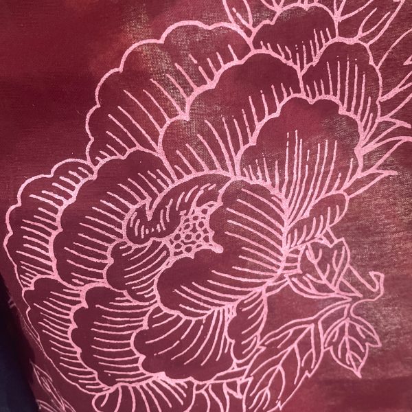 Smoking Lily: Tea Towel Giant Peony