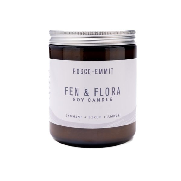 Rosco & Emmit: Fen & Flora Soy Candle