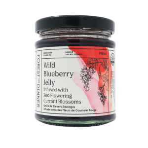 Forest For Dinner: Wild Blueberry Jelly Infused With Red Flowering Currant Blossoms