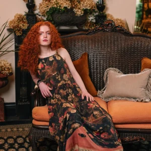Market Of Stars: Heart Of Gold Boheme Slip Dress