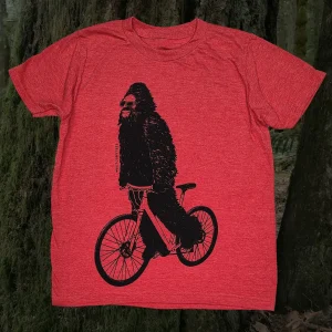West Coast Tees: Kids Biking Squatch