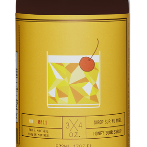 3/4 Ounce: Honey Sour Syrup