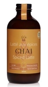 3/4 Ounce: Chai Spiced Latte Syrup