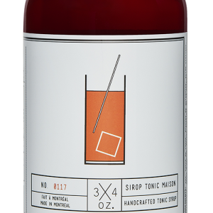 3/4 Ounce: Tonic Syrup