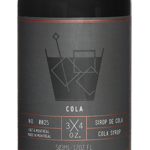 3/4 Ounce: Cola Syrup